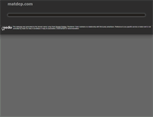 Tablet Screenshot of matdep.com